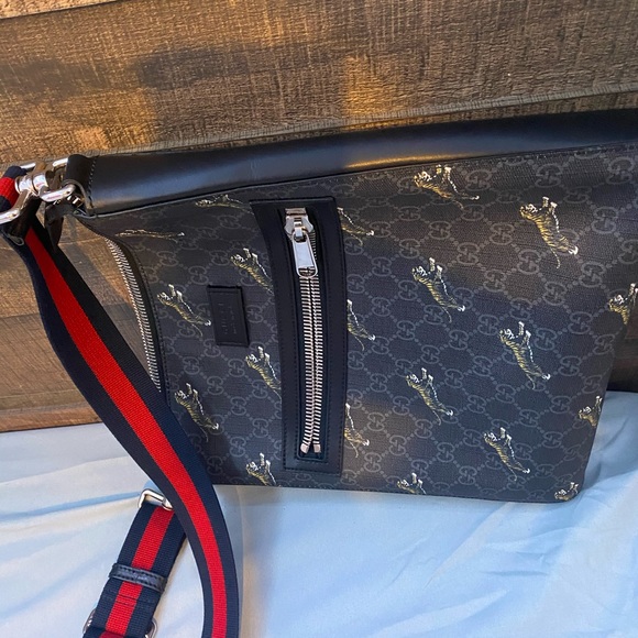 Gucci GG black messenger - Picture 4 of 8